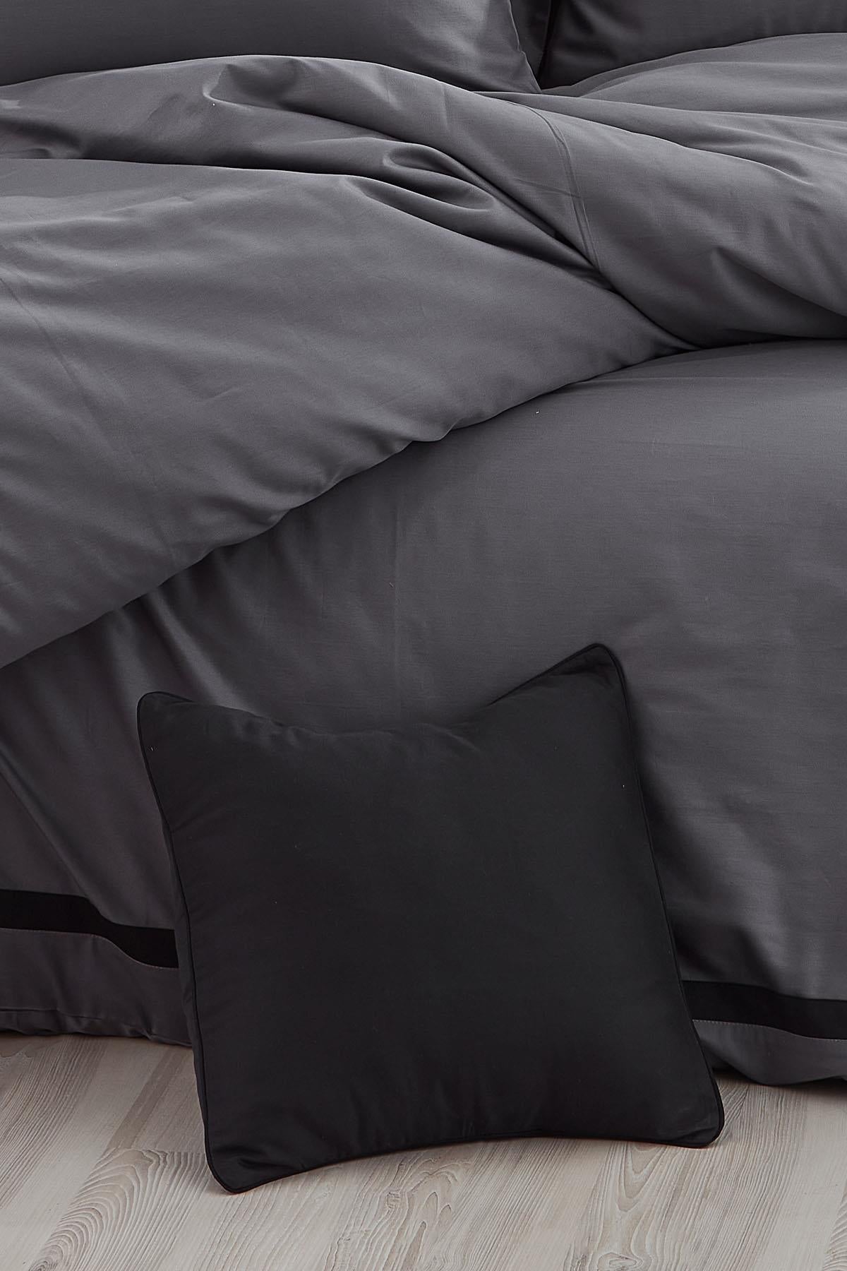 Carisma 7-teiliges Bettwäsche-Set aus Baumwollsatin, Super King Size, mit Biese