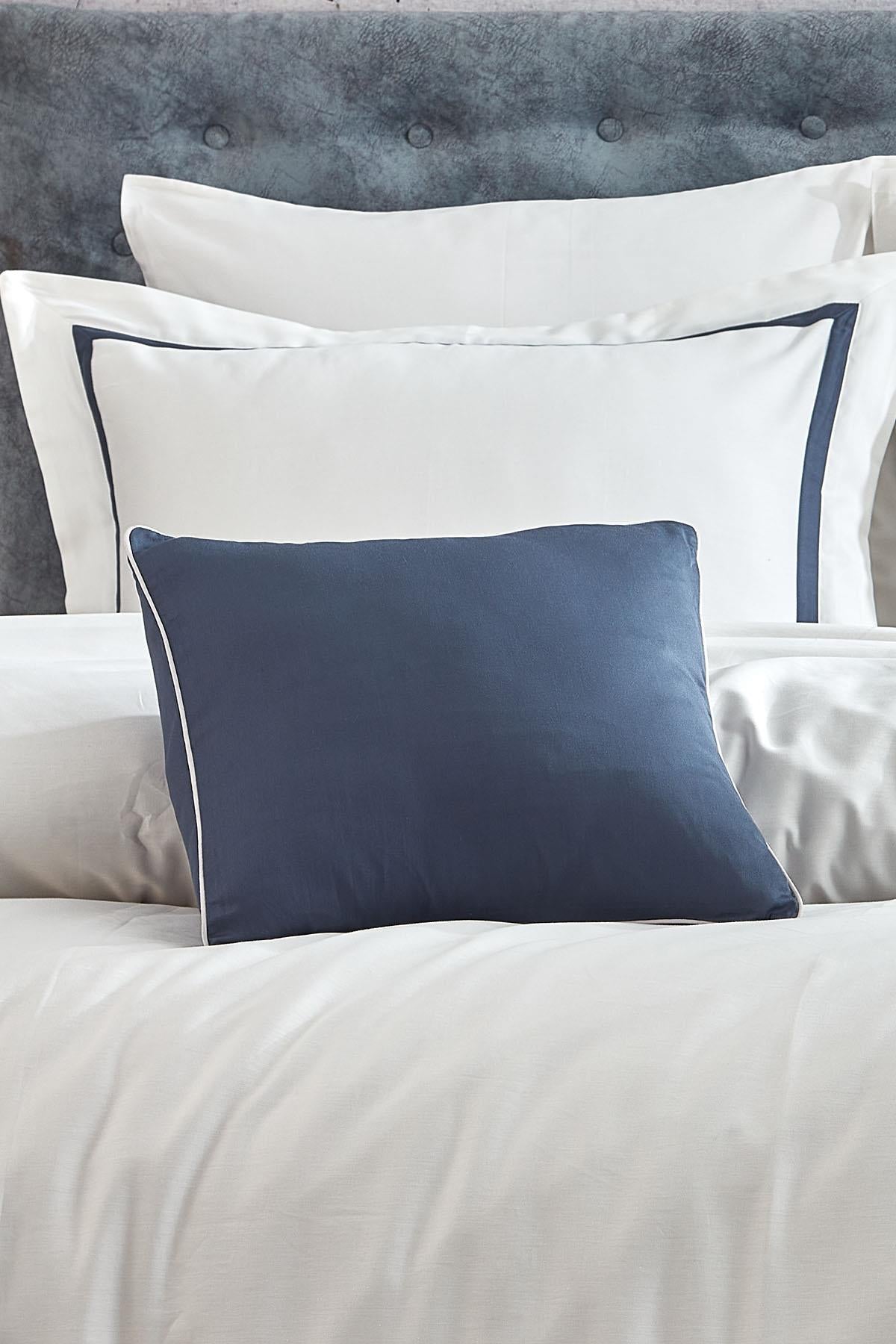 Carisma 7-teiliges Bettwäsche-Set aus Baumwollsatin, Super King Size, mit Biese