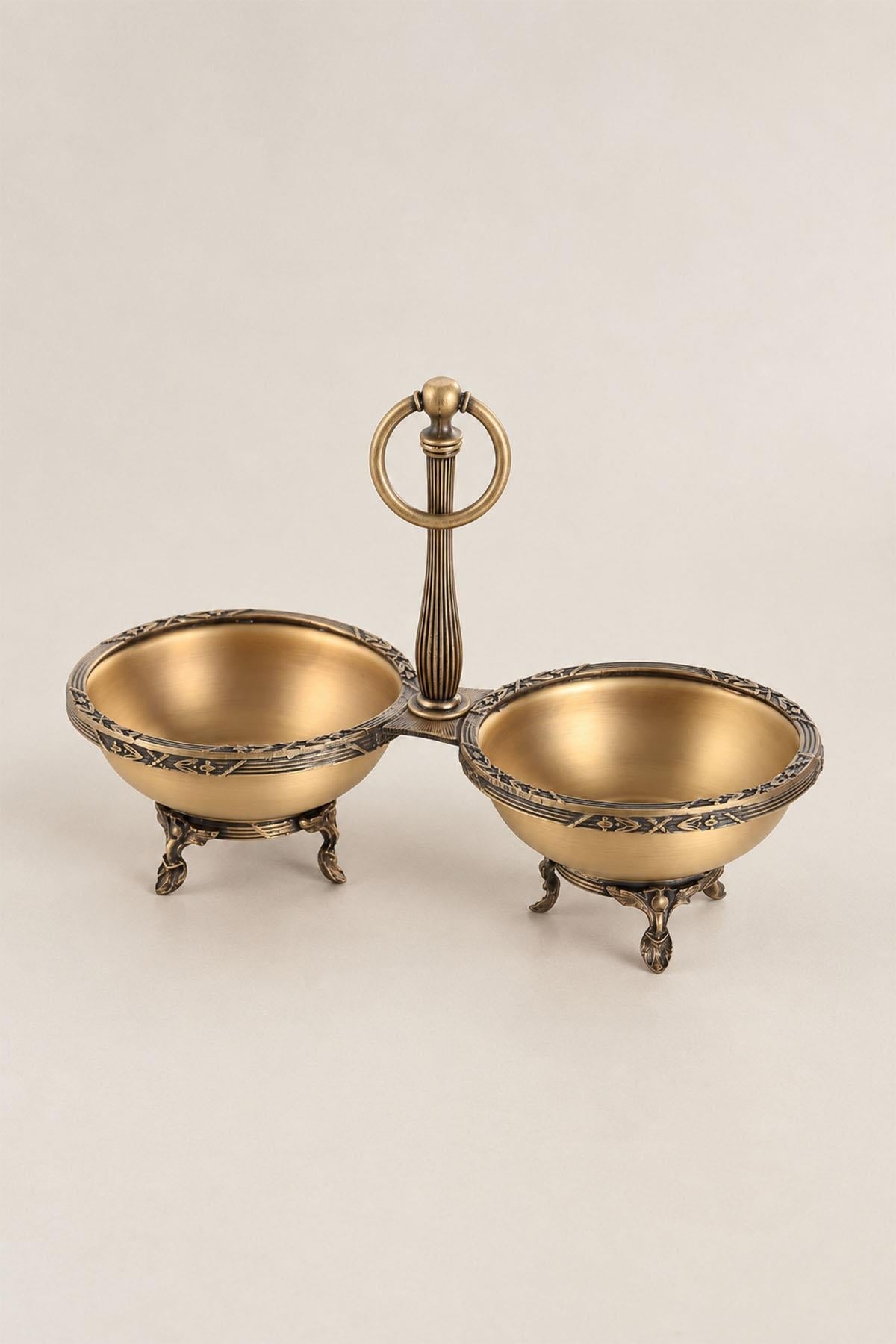 Kessa Antique Detaillierte 2-teilige Snackschale