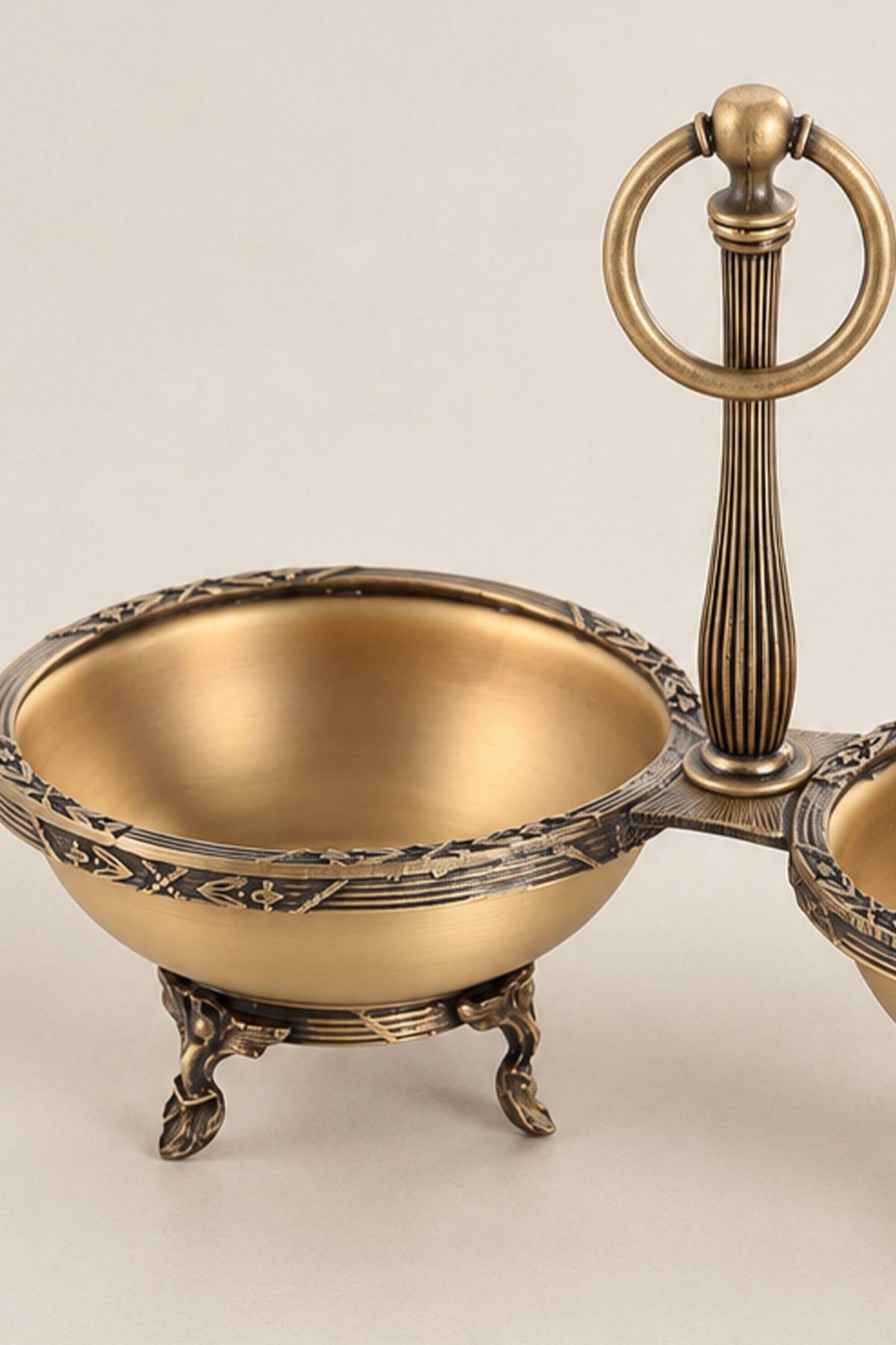 Kessa Antique Detaillierte 2-teilige Snackschale