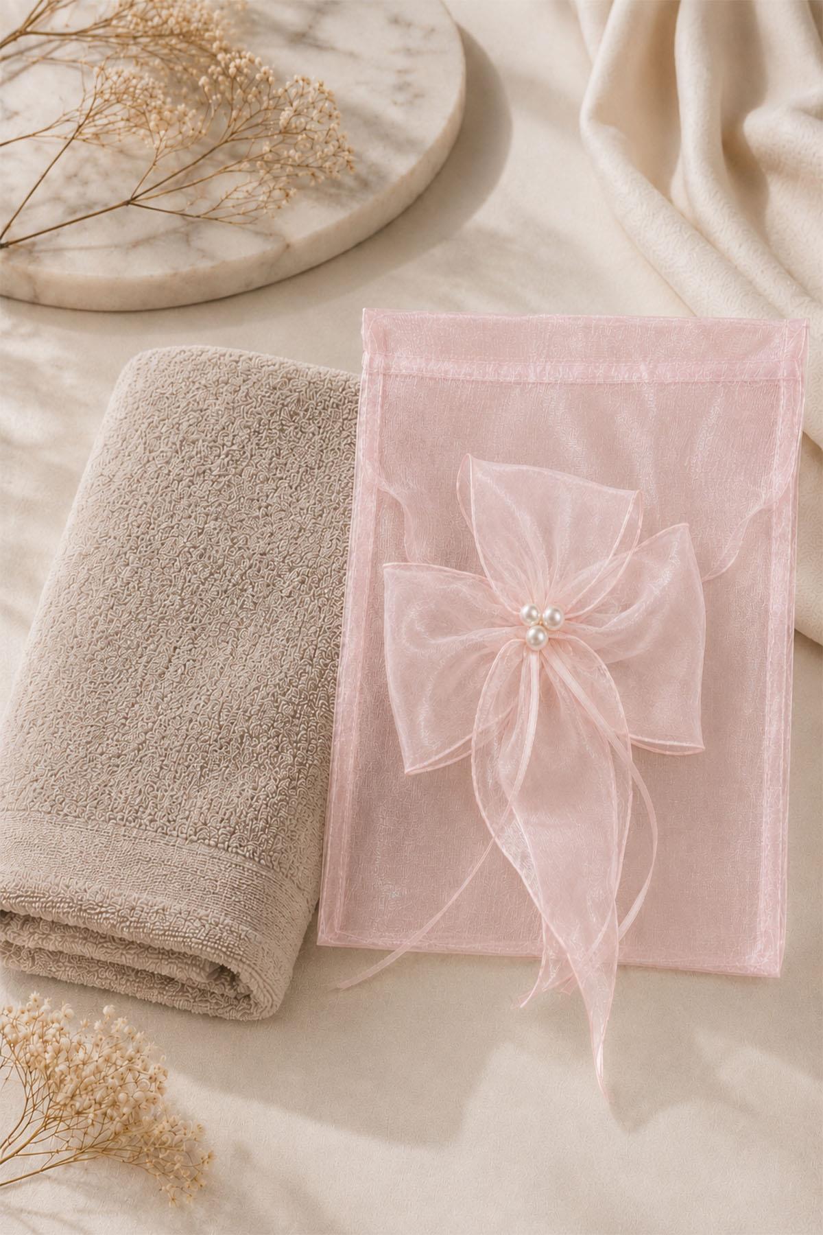 Pearl Flower Detailed Gift Bag