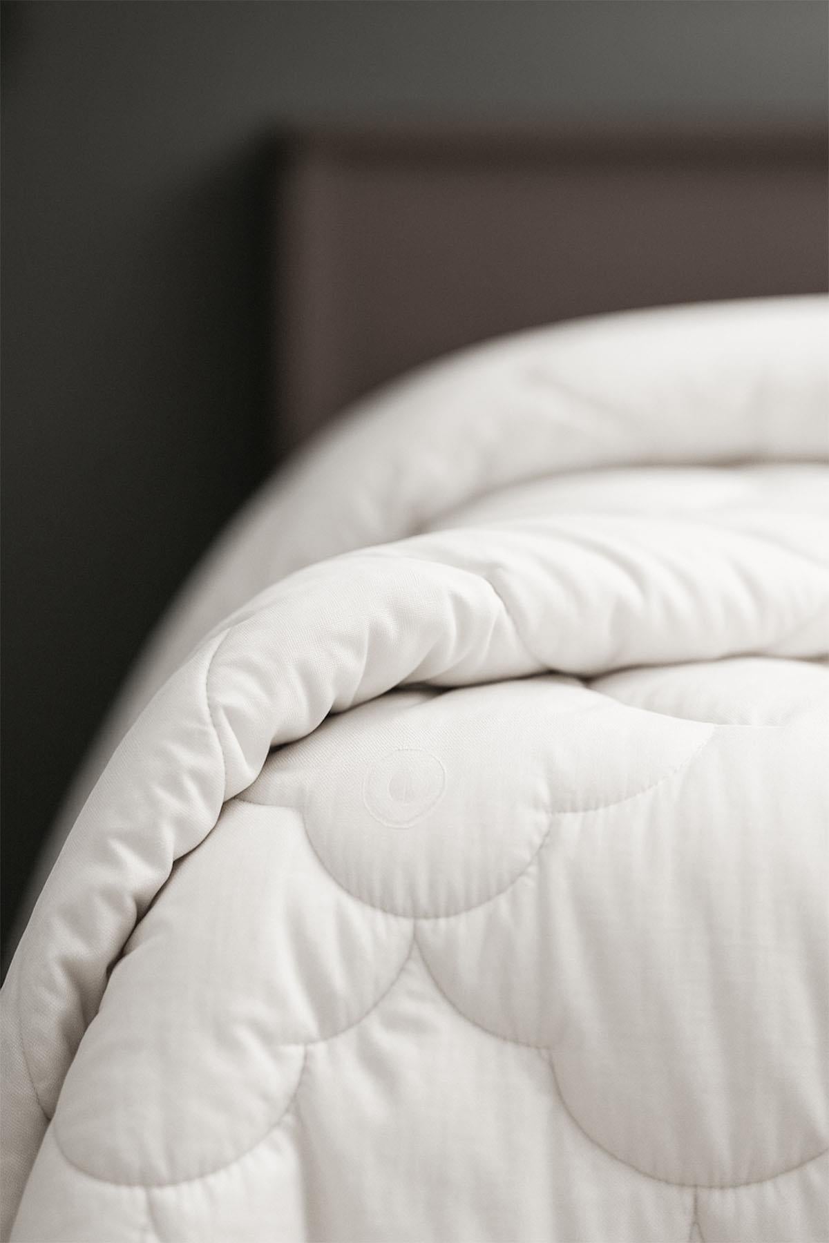 Baumwollbettdecke Einzelbett (155 x 215 cm)