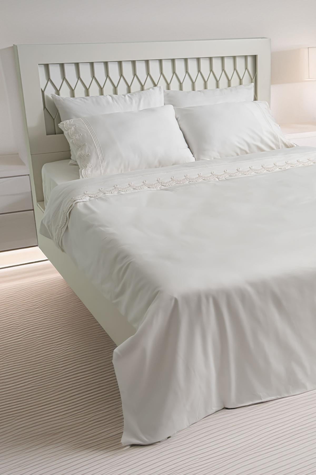 Ramos Embroidered Cotton Satin King Size 6-Piece Duvet Cover Set