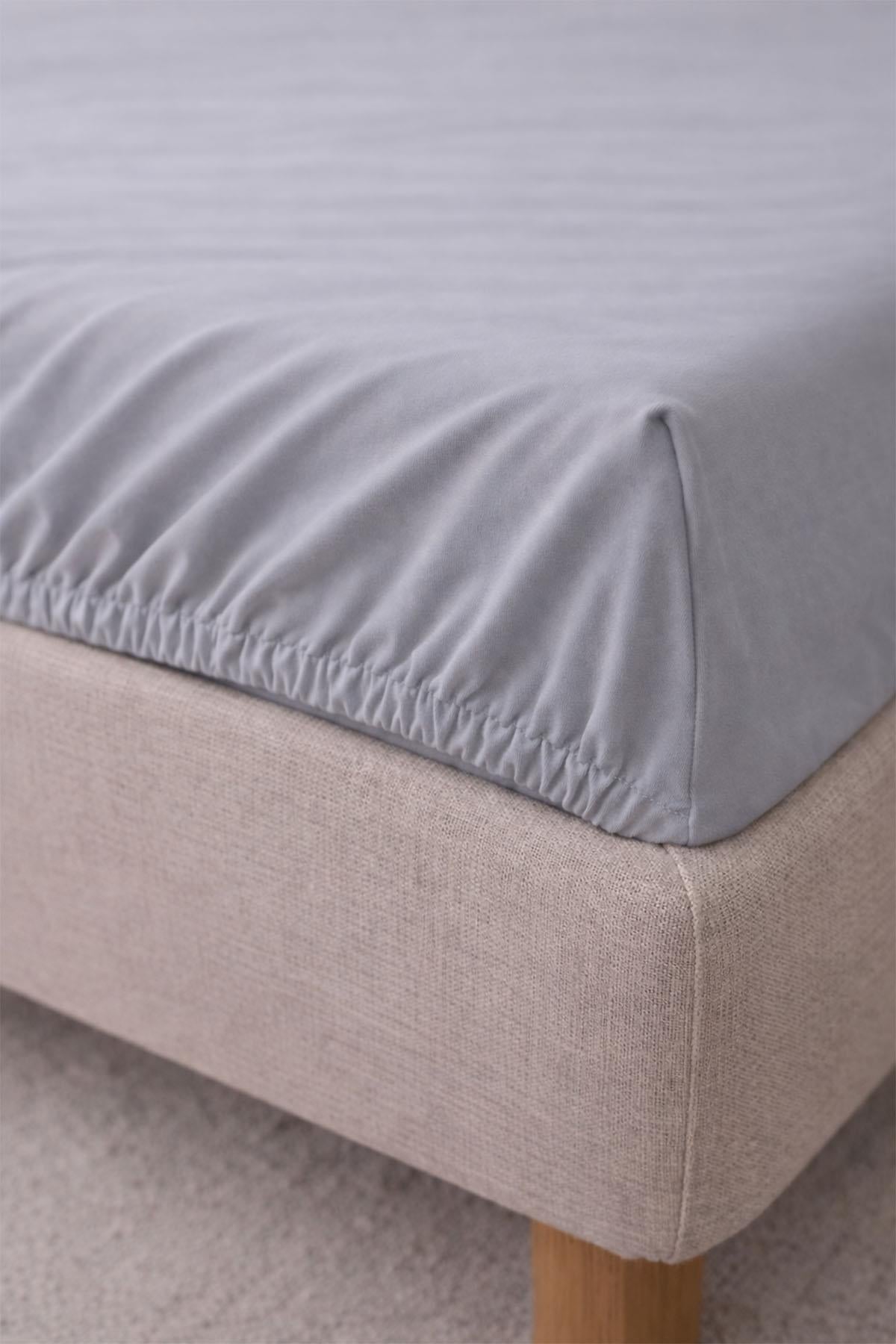 Basic Cotton Satin Single Fitted Sheet (100 x 200 cm)