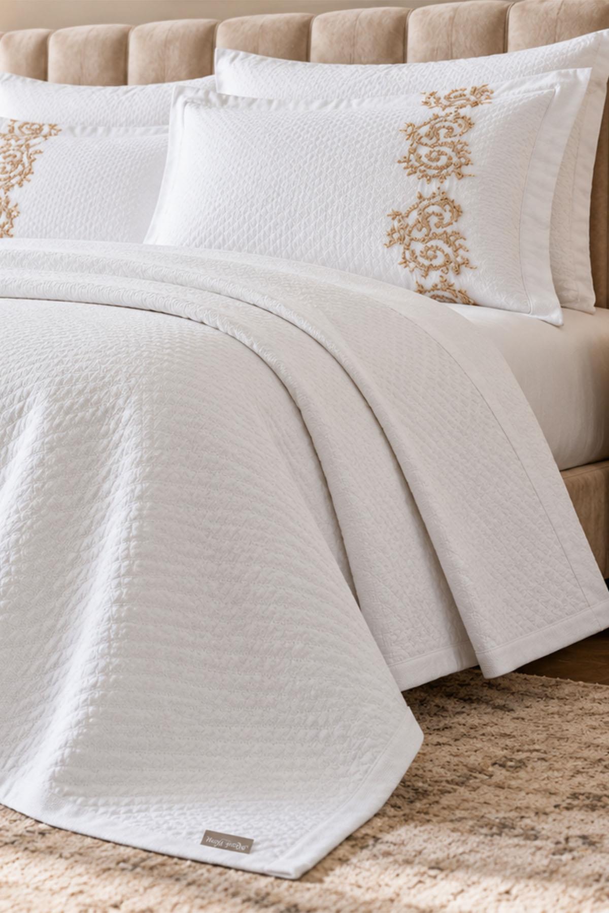 Como Doppelbett-Steppdecken-Set aus 100 % Baumwolle