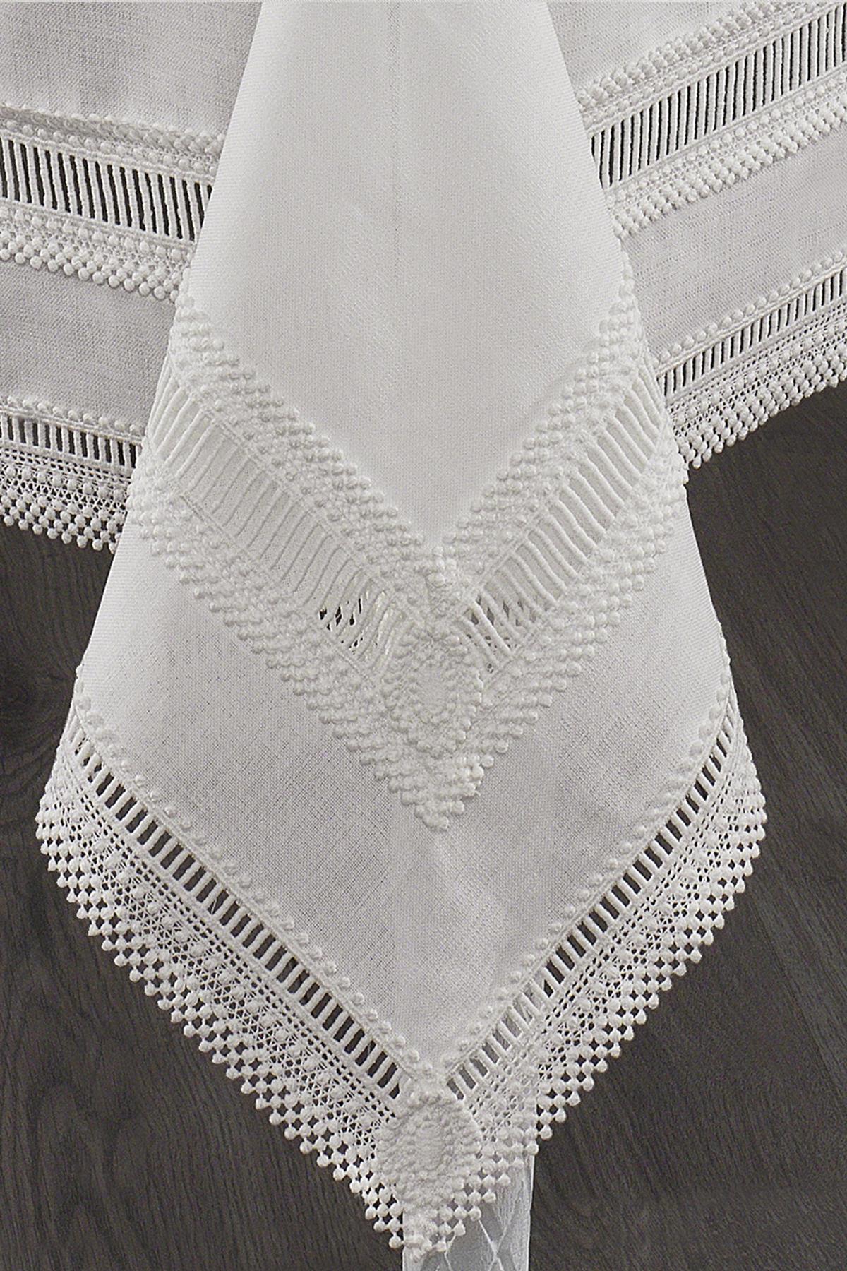 Elis Fleckabweisende, pflegeleichte Tischdecke (160 x 320 cm)