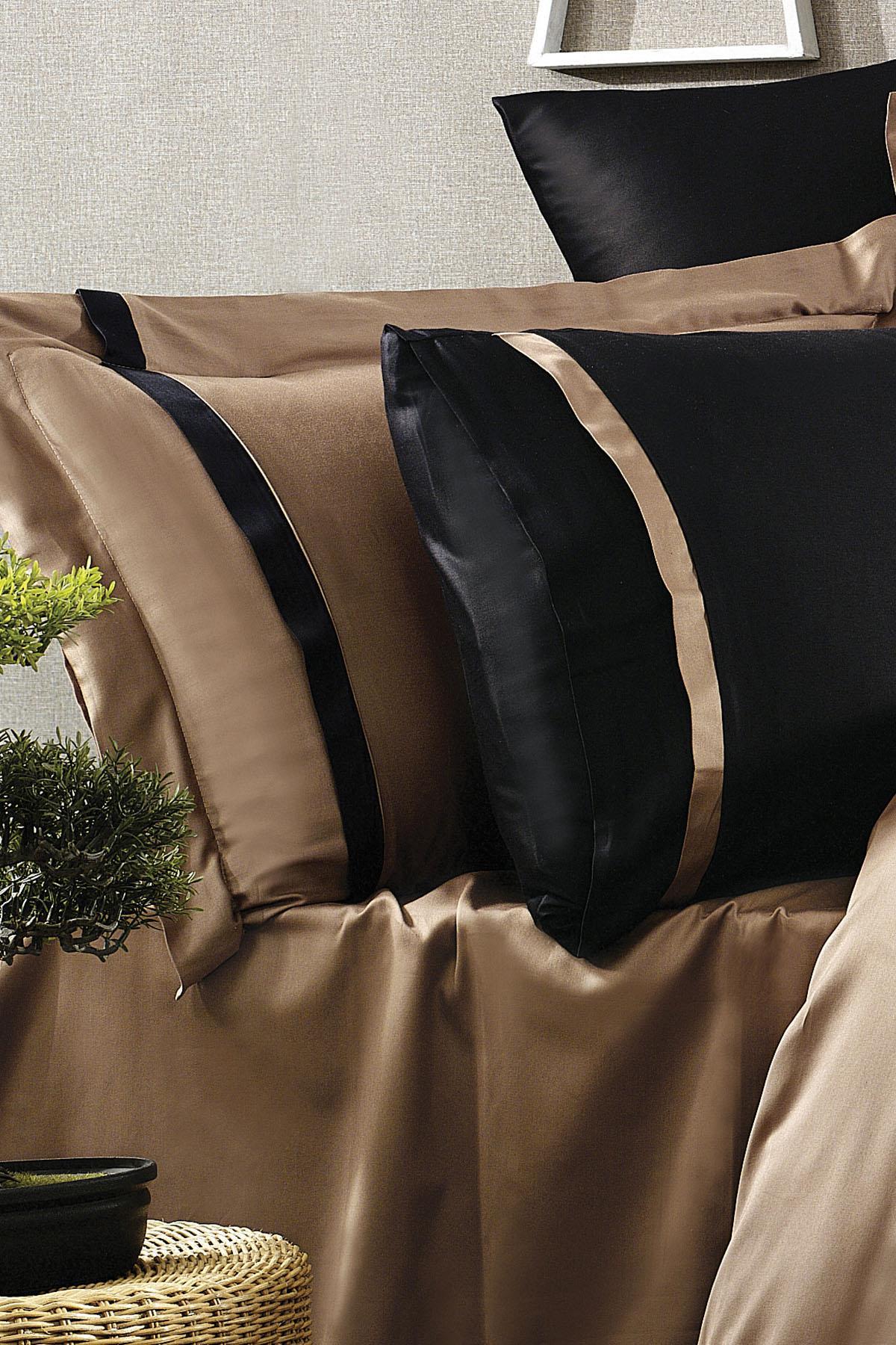 Elite 100% Baumwollsatin Super King Size 6-teiliges Bettwäscheset